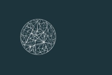 Ağ gezegeninden. çevrimiçi iletişim kavramı