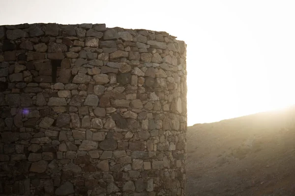 Ancient Fortress Walls Sunset — Stock Photo, Image