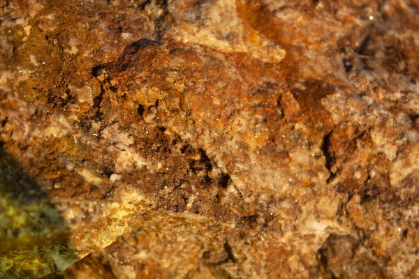 Piedra Naranja Con Purpurina Cuarzo — Foto de Stock