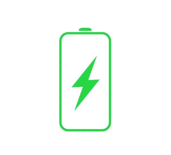 Sada Symbolů Akku Baterie Nabití — Stock fotografie