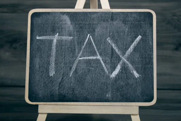 Inschrijvingsbelasting Het Schoolbord — Stockfoto