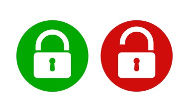 Kilit simgelerini aç ve kapat