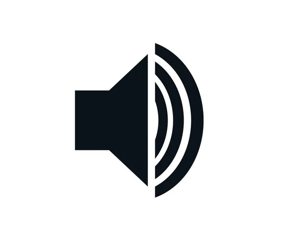 Aktiviertes Sound Symbol Auf Weißem Hintergrund — Stockfoto