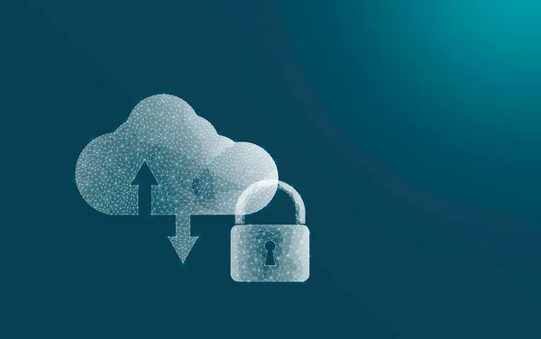 Network cloud from the network on lock