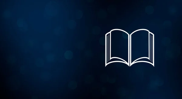 Book Icon Bokeh Background — Stock fotografie