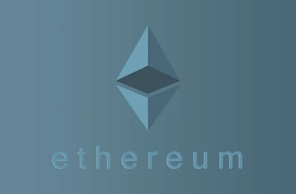 Ethereum Virtual Currency Image Cryptocurrency — Stock fotografie