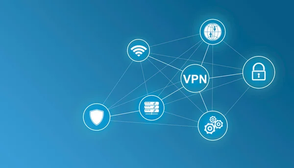 Business Teknologi Internet Netværk Koncept Vpn Netværk Sikkerhed Internet Privatliv - Stock-foto