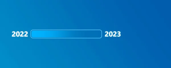 2022 년부터 2023 년까지 배경으로 자전거를 — 스톡 사진