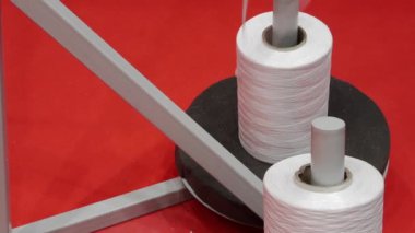 Plastik poşet üretim süreci.