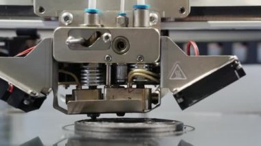 3D yazıcı bir biblo yapıyor.