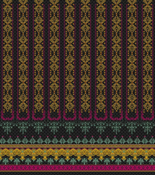 Jižní Asijské Indické Pákistánské Dámské Tričko Design Nebo Textilní Pozadí — Stock fotografie