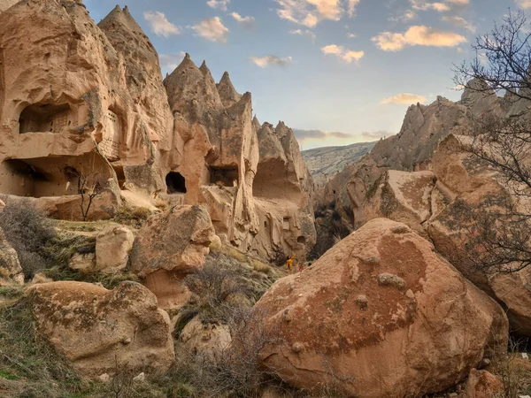 Zelve Open Air Museum Increíble Casa Cueva Capadocia Nevsehir Turquía —  Fotos de Stock