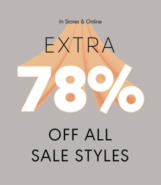 Tüm satış stili vektör posterlerinde% 78 indirim