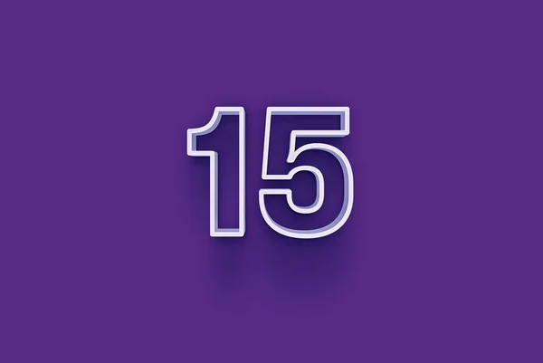 Illustration Number Purple Background — Stock Photo, Image