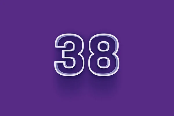 Illustration Number Purple Background — Stock Photo, Image