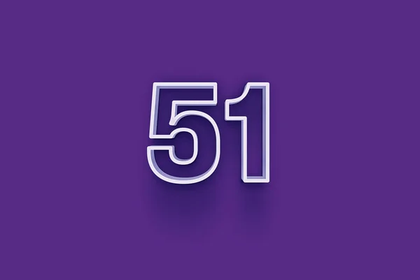 Illustrazione Numero Sfondo Viola — Foto Stock