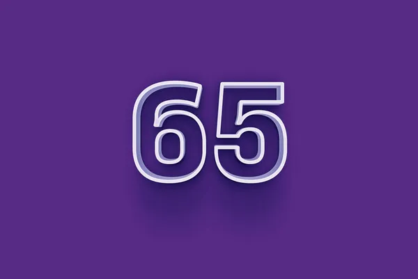 Illustration Number Purple Background — Stock Photo, Image