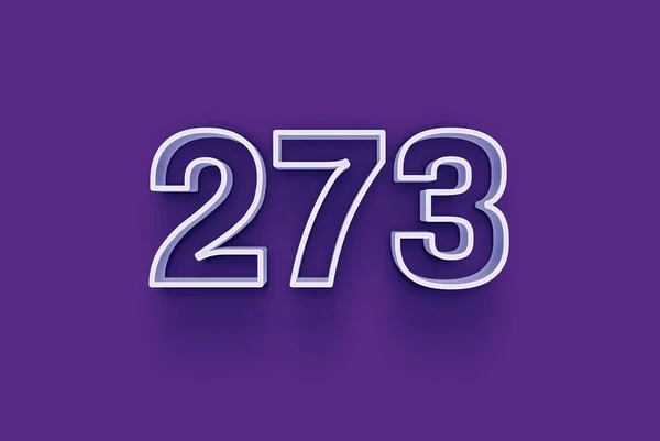 Illustrazione 273 Numero Sfondo Viola — Foto Stock