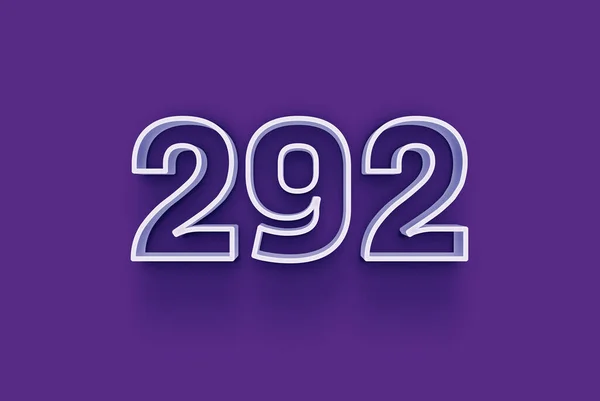 Illustrazione 292 Numero Sfondo Viola — Foto Stock