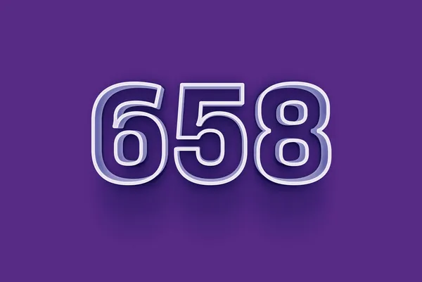 3D番号658は あなたのユニークな販売ポスタープロモーション割引特別販売ショッピングオファー バナー広告ラベル クリスマスをお楽しみくださいタグ クーポンなどのクリスマスの販売をオフ紫の背景に隔離されています — ストック写真