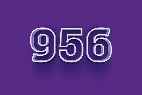 956是隔离在紫色背景的独特的销售海报促销折扣特价特价销售 横幅广告标签 享受圣诞 圣诞甩卖标签 优惠券等 — 图库照片