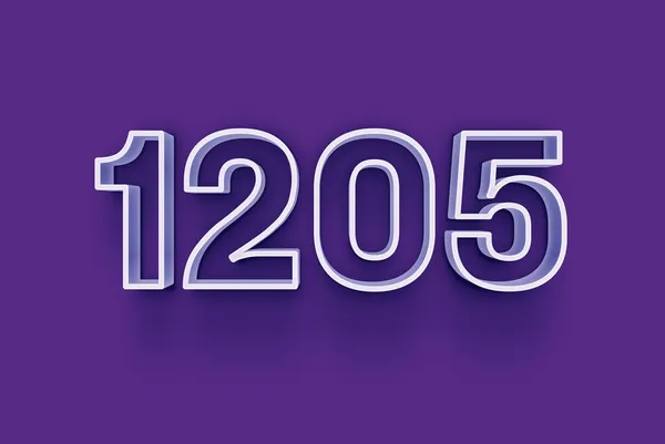3D番号1205は あなたのユニークな販売ポスタープロモーション割引特別販売ショッピングオファー バナー広告ラベル クリスマスを楽しむ クーポンなどのクリスマスの販売をオフに紫の背景に隔離されています — ストック写真