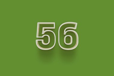  3D numara, yeşil arka planda özel indirimli poster indirimli alışveriş teklifiniz, afiş reklamları etiketiniz, Noel 'in tadını çıkarın, indirimli Xmas indirimi, kupon ve daha fazlası için izole edilmiştir..