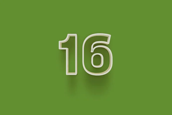 Number Isolated Green Background Your Unique Selling Poster Promo Discount — Stock Photo, Image