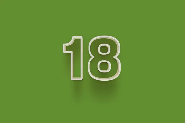 Number Isolated Green Background Your Unique Selling Poster Promo Discount — Stock Photo, Image