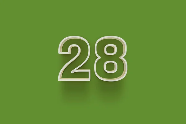 Number Isolated Green Background Your Unique Selling Poster Promo Discount — Stock Photo, Image