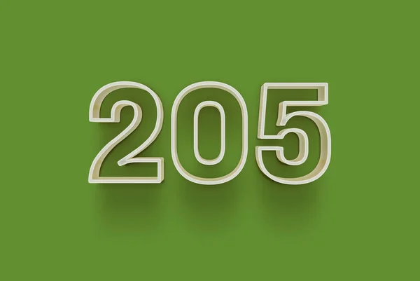 Номер 205 Ізольований Зеленому Тлі Вашої Унікальної Пропозиції Продажу Плакату — стокове фото