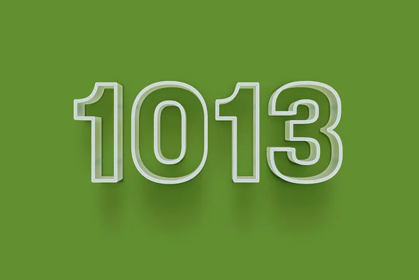 Szám 1013 Elszigetelt Zöld Háttér Egyedülálló Eladási Poszter Promo Kedvezmény — Stock Fotó