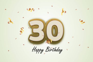 30 mutlu doğum günü tebrik kartı tasarımı