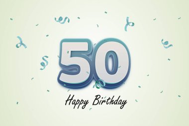 50 mutlu doğum günü tebrik kartı tasarımı