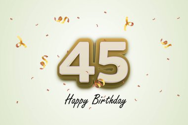 45 mutlu doğum günü tebrik kartı tasarımı