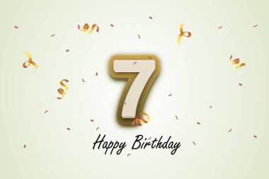 Doğum günün kutlu olsun tebrik kartı tasarımı