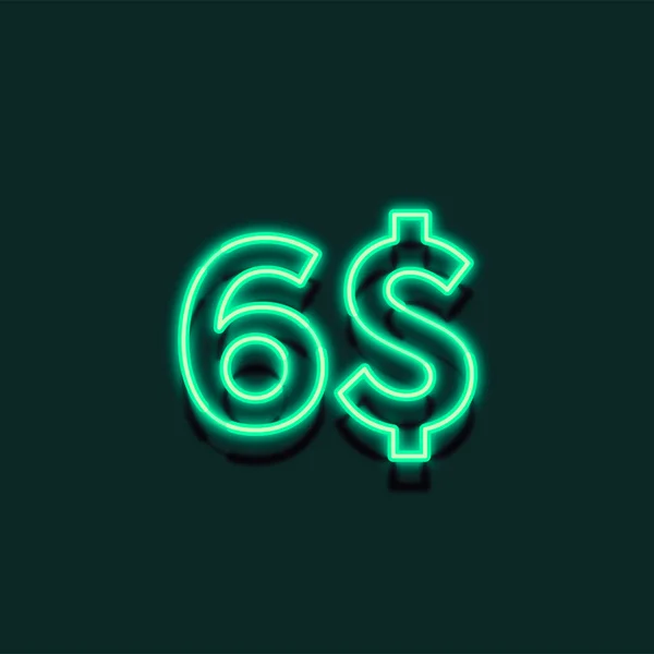 Neon Light Price Illustration Retail — Stock Photo, Image