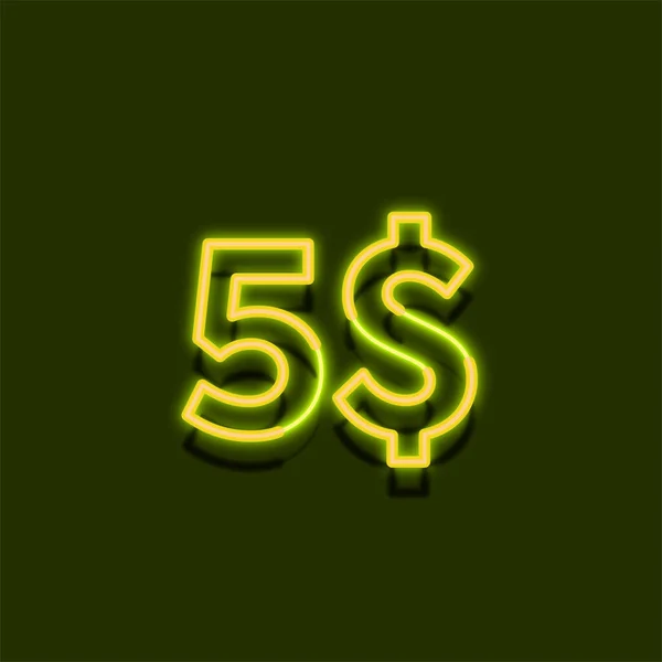 Neon Light Price Illustration Retail — Stock Photo, Image