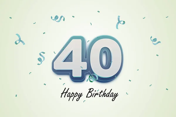 40个快乐生日贺卡设计 — 图库照片