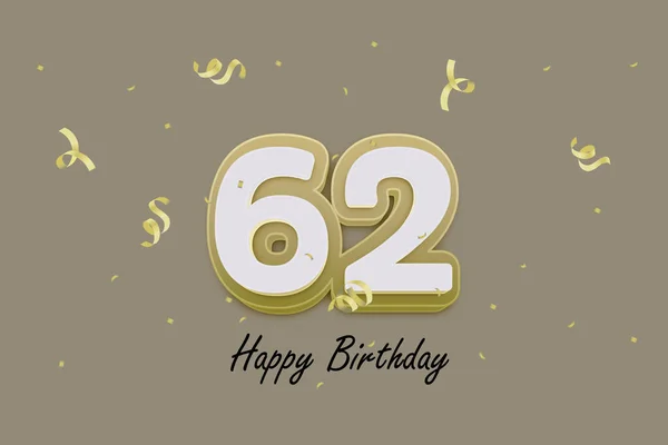 Happy Birthday Greeting Card Design — Stock fotografie