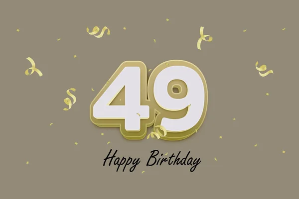 49张生日快乐贺卡的设计 — 图库照片