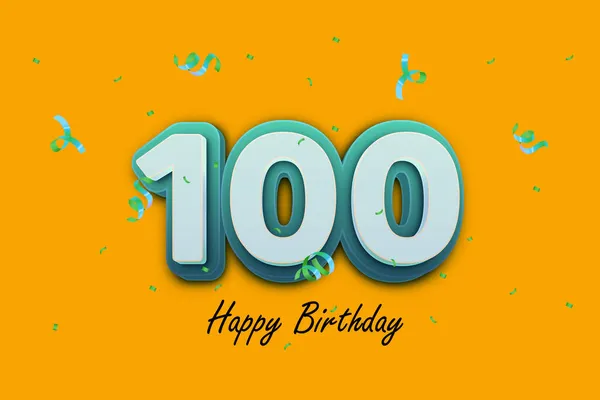 100 Glückwunschkarten Zum Geburtstag — Stockfoto