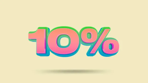 Percent Discount Banner Illustration Retail — Stock Photo, Image