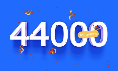 Takipçiler pankartı sayıyor, 44.000 numara.