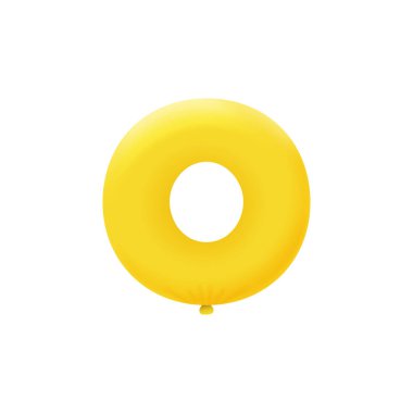 0 3d biçim işareti, vektör illüstrasyonu