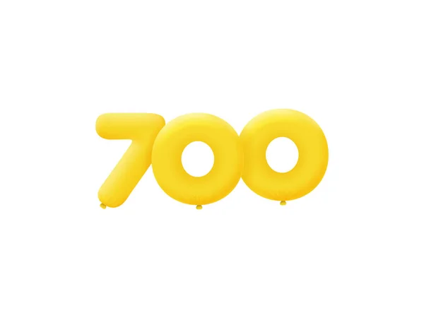 700 3Dスタイルのサイン ベクトルイラスト — ストックベクタ