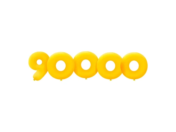 90000 Znak Stylu Wektor Ilustracji — Wektor stockowy