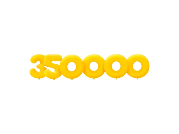 350000 Segno Stile Illustrazione Vettoriale — Vettoriale Stock