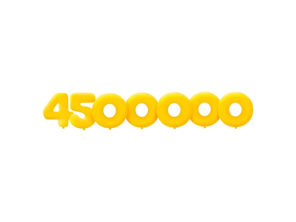 4500000 Segno Stile Illustrazione Vettoriale — Vettoriale Stock