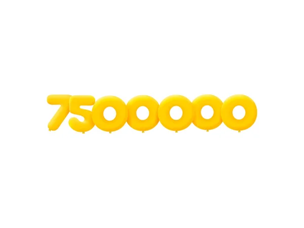7500000 Stijlteken Vectorillustratie — Stockvector